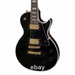 J&D Luthiers LP-Style Electric Guitar (Black) JD-DLP-BLK. INCLUDES SETUP