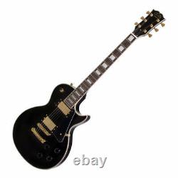 J&D Luthiers LP-Style Electric Guitar (Black) JD-DLP-BLK. INCLUDES SETUP