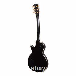 J&D Luthiers LP-Style Electric Guitar (Black) JD-DLP-BLK. INCLUDES SETUP