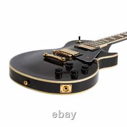 J&D Luthiers LP-Style Electric Guitar (Black) JD-DLP-BLK. INCLUDES SETUP