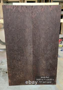 Jarrah Burl Wood Electric Guitar CARVETOP set