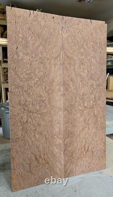 Jarrah Burl Wood Electric Guitar CARVETOP set