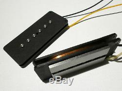 Jazzmaster HYBRID Guitar Pickups SET A5 P90 / Humbucker Hand Wound Fender FAT Q