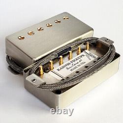 KAINOS Quintero 59 Guitar Pickups PAF Humbucker set Raw Nickel