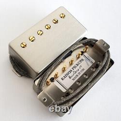 KAINOS Quintero 59 Guitar Pickups PAF Humbucker set Raw Nickel