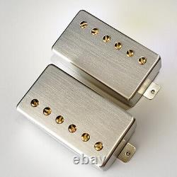 KAINOS Quintero 59 Guitar Pickups PAF Humbucker set Raw Nickel