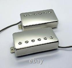 KAINOS Quintero Modern Les Paul Guitar Pickups PAF Humbucker set Nickel