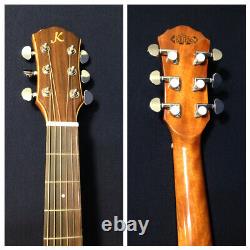 Kriens All-Mahogany+Flame Maple Veneer Electro-Acoustic Guitar+Free Bag KA-430CS