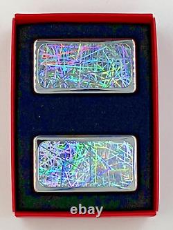 Lace Sensor Holographic Fibers Alumitone humbucker set, built by Jeff Lace