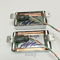 Lace Sensor Holographic Fibers Alumitone humbucker set, built by Jeff Lace