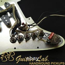 Loaded Guitar Pickguard for Fender Strat 5-pickups on based John Mayer +30 tones