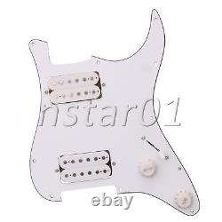 Loaded pickguard HH For s E-Guitar White