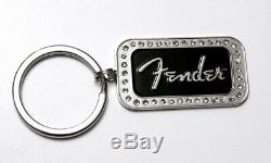 Lot of 8 Fender Guitars Rhinestone Key Chain Brand New with Tag Set of 8