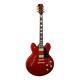 Luna Athena Semi-hollow-body Electric Guitar, Trans Red #ath 501 Red
