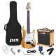 Lyxpro 36 Electric Guitar & Electric Guitar Accessories And Bag, Natural