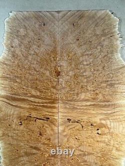 MAPLE BURL Luthier wood Guitar Top Bass Wood Lumber Materials