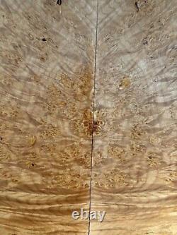 MAPLE BURL Luthier wood Guitar Top Bass Wood Lumber Materials