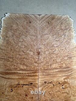 MAPLE BURL Luthier wood Guitar Top Bass Wood Lumber Materials