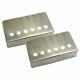 Master Relic Aged Nickel Silver Humbucker Covers Set For Vintage Gibson Guitars