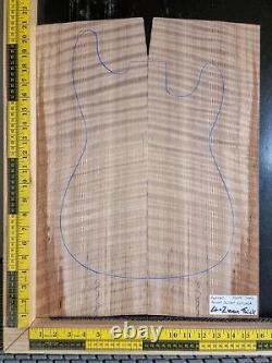 Master Grade Ancient Quilted Redwood Bookmatched Guitar Top Set Luthier Supplies