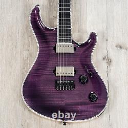 Mayones Regius Core 6 Guitar, Ironside & Solium Set, Trans Dirty Purple Gloss