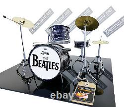 Mini live set BEATLES tribute Lennon McCartney 14 miniature collectible guitar