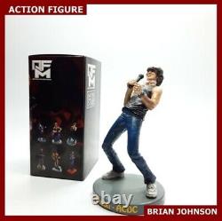 Miniature drum set plus guitars ACDC plus action figure Brian Johnson