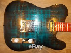 Mutant Guitar Works Custom Telecaster Flametop #03 Fully set up low action