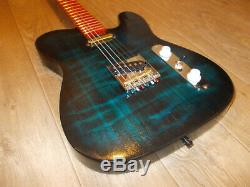 Mutant Guitar Works Custom Telecaster Flametop #03 Fully set up low action