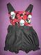 New Baby Girls Boys Black Skulls Batman Guitar Short Bloomers Romper Set Gift