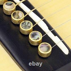 NEW Bridge Pin Set Tone Pin for Acoustic Guitars TP2A SOLID BRASS With ABALONE