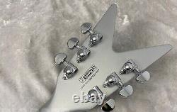 NEW DEAN Michael Amott Signature Tyrant TIN MAN Silver HH Ebony FB V Shape