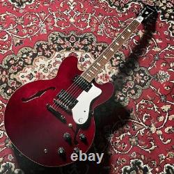 NEW Epiphone Noel Gallagher Riviera Wine Red Semi-Hollow HH 3.78kg WithHSC