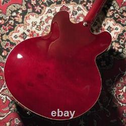 NEW Epiphone Noel Gallagher Riviera Wine Red Semi-Hollow HH 3.78kg WithHSC