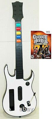 NEW Nintendo Wii GUITAR HERO 3 Controller + GH3 Video Game Kit bundle set GH III