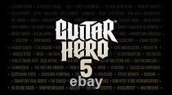 NEW Nintendo Wii Wii-U Guitar Hero 5 BAND SET Kit withDrums+Mic+Guitar Game Bundle