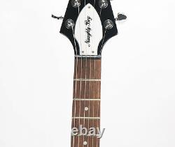 Naughty Boy V Shape Electric Guitar HH Pickups Dot Inlay Set In Fast Shipping