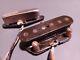 New Aged Set Of 1950b Broadcaster Blackguard Tele Pickups Handwound Made In Usa