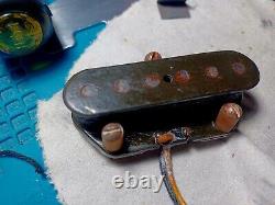 New Aged Set of 1950B Broadcaster Blackguard Tele Pickups Handwound Made in USA