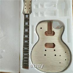 New DIY 1 set unfinished electric guitar kit mahogany body and guitar neck