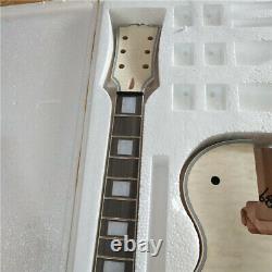 New DIY 1 set unfinished electric guitar kit mahogany body and guitar neck