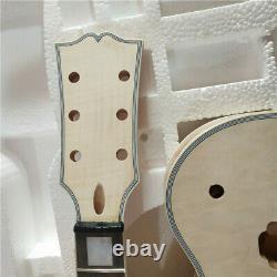 New DIY 1 set unfinished electric guitar kit mahogany body and guitar neck