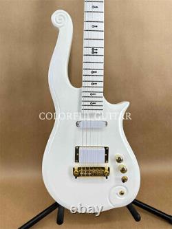 New Electric Guitar White Cloud Prince Symbol Gold Party Point Set Fast Delivery