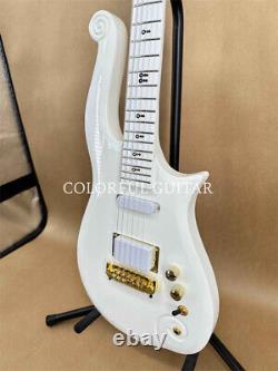 New Electric Guitar White Cloud Prince Symbol Gold Party Point Set Fast Delivery