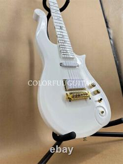 New Electric Guitar White Cloud Prince Symbol Gold Party Point Set Fast Delivery