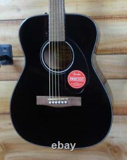 New Fender CC60S Concert V2 Acoustic Guitar Pack Solid Spruce Top Black
