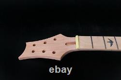 New Guitar Kit Guitar Neck 22fret Mahogany Flame Maple Cap Set in Guitar Body