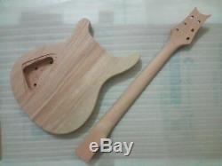 New High-grade Unfinished 1 set electric guitar body and neck for PRS parts