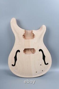 New guitar body Mahogany Maple Semi Hollow Guitar Body DIY Guitar Set In