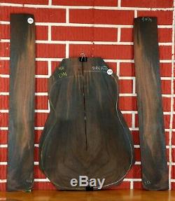 One SET Old Grown Brazilian Rosewood DREAD Guitar BACK SIDES LUTHIER TONEWOOD